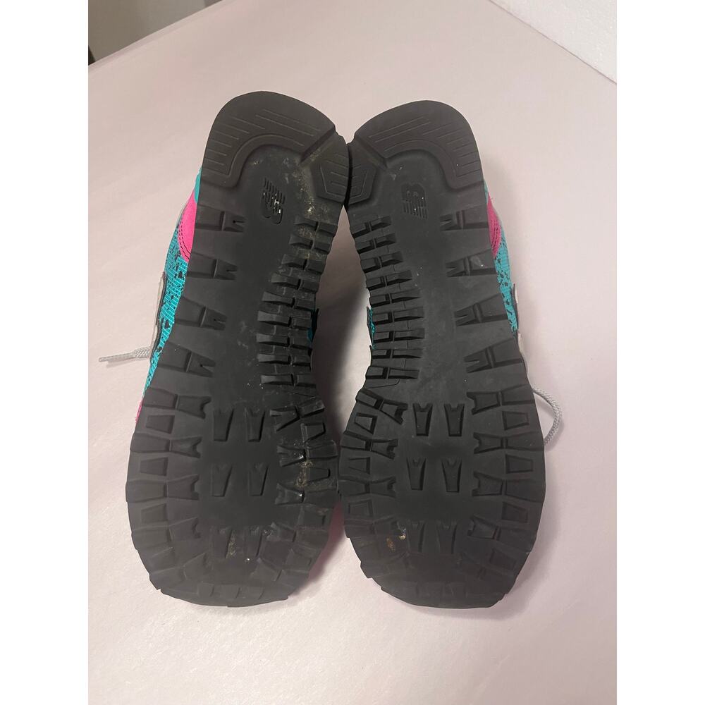 New Balance X UO 515 Airbrush Graffiti Running Sneaker Teal & Pink Women's sz. 8 - Picture 9 of 11